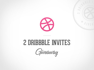 2 Dribbble Invites Giveaway!!! dribbble free giveaway invitations invites