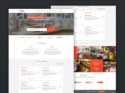 New project - Listek.cz bg image clean listek menu orange white