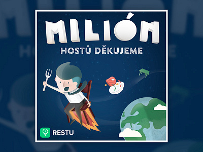 1 million settled quests celebration illustration restu