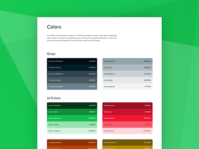 Restu color palette update colors design system pallete