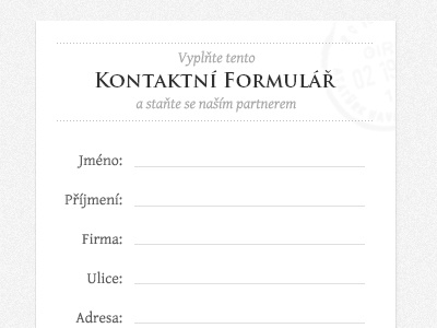 Contact form