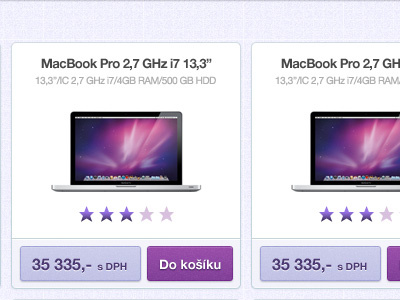 Product list apple e shop ecommerce macbook pixel perfect purple simple white