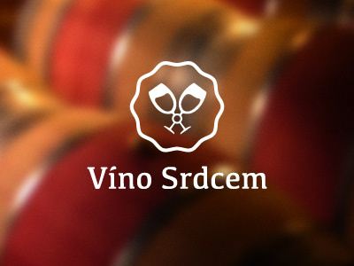 Logo logo white wine