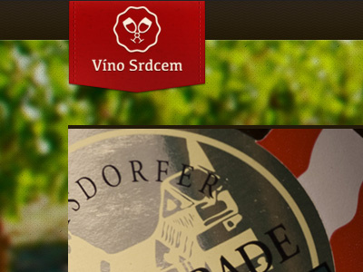 Wine seller homepage brown e commerce eshop green photo background red slider wine
