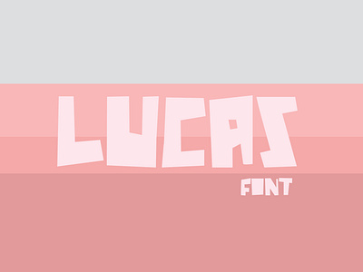 Lucas Chunky Font cartoon font chunky cute font fun font kids font