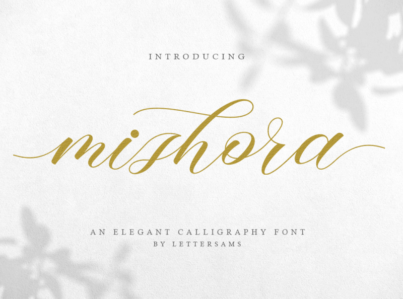 Mishora Script By Lettersams On Dribbble