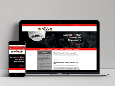 AFAANJ Website design website