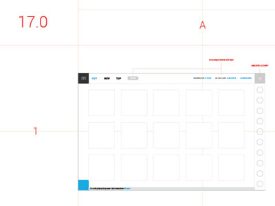 Muzooka Concept Wireframes illustrator lines music muzooka outlines white wireframes