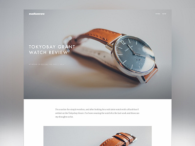 Mediumrare blog redesign blog clean minimal page watch wordpress