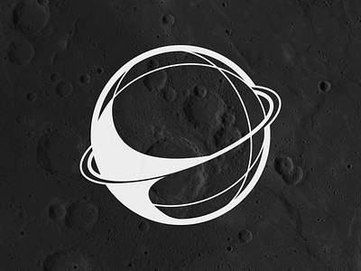 Messing around logo lunar planet space