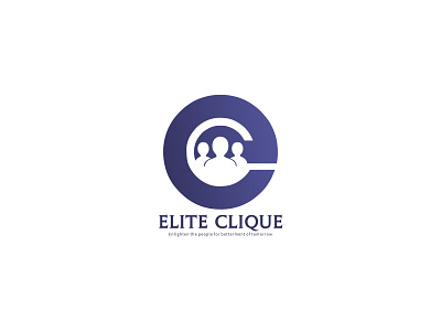 ELITE Clique elite illustration logo minimal