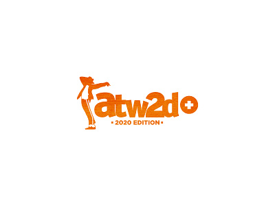 ATW2D branding design illustration logo minimal typography