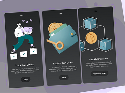 Crypto App Management app app mobile design graphic design ui