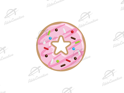 Donut Star Logo branding cafe cheerful cook design donut food icon logo restaurant
