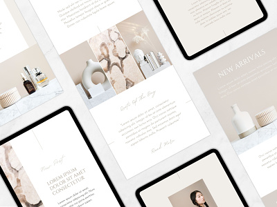 Minimalist Email Newsletter Templates For Canva aesthetic beige canva templates elegant email newsletter light beige minimalist newsletter design newsletter template simple white