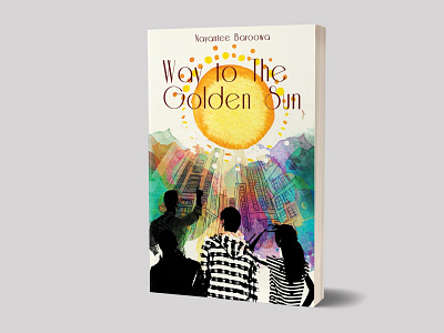 WayTo The Golden Sun book cover design illustration