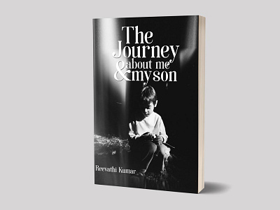 The Journey About me & My Son book cover design illustration