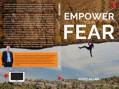 Empower your fear art art direction book book cover design digital editorial design graphic design indesign photoshop