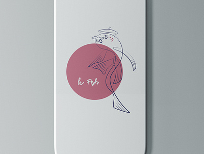 iPhone case design beauty logo branding case design case mockup creative design fish fish illustration icon illustration illustrator minimal vector