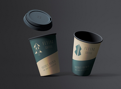 Coffee shop cup design branding design brewery coffee coffee cup coffee cups coffeeshop concept design illustrator logo simple design