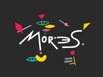 MORES — theatre company abstract branding circus design logo performance theatre