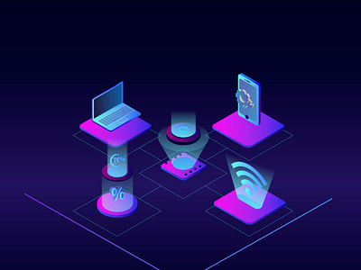 innovative ideas isometric vector