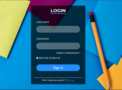 Transparent Login Form Design form html and css login form responsive design transparent
