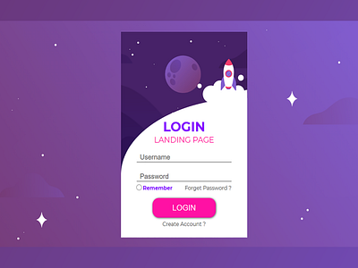 Animated Login Form Using Only HTML & CSS