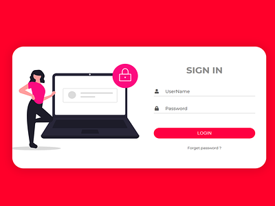 Responsive Animated Login Form Using Only HTML & CSS | Sign In P