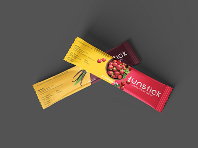 Snack Bar Packaging branding design ice cream package design typography
