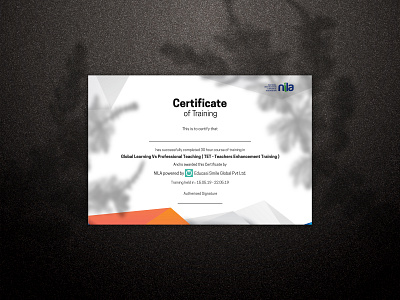 Certificate Design