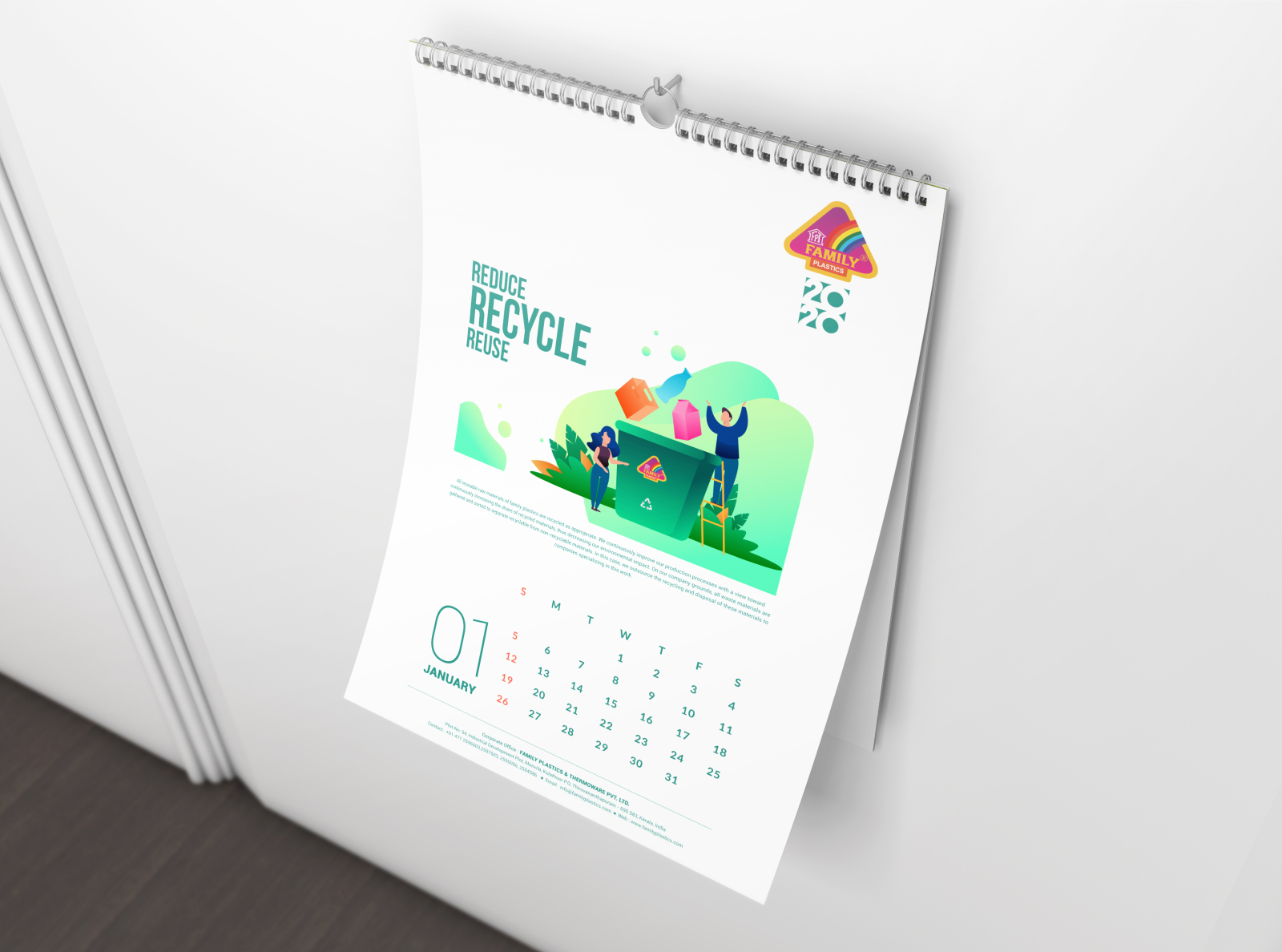 Calendar Design 2020 by Design by PA on Dribbble