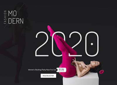 Fashion Store LandingPage branding fashion brand typography ui