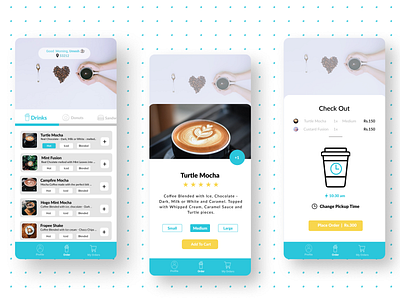 Cafeteria Mobile App app app design app development branding cafeteria design icons logo minimal mobile app mobile app design typography ui ux vector