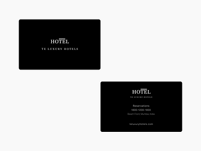 Hotel Business card