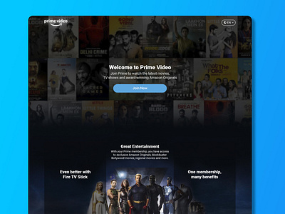 Amazon Prime_Landing page