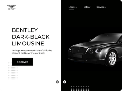 Bentley concept design app design figma flat minimal minimalist ui web