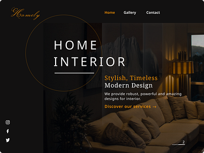 Interior web app design app design figma flat minimal minimalist typography ui web website