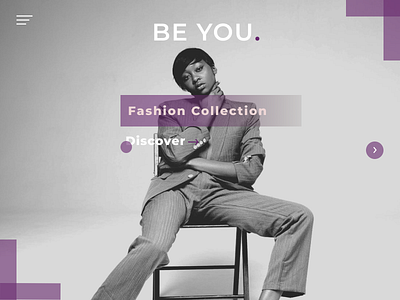 Fashion web app design