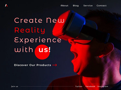 VR Headset Marketing App