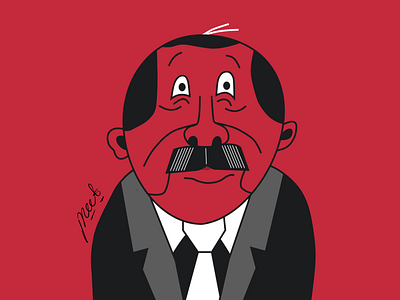 Recep Tayyip Erdoğan Turkey president cartoon illustratio