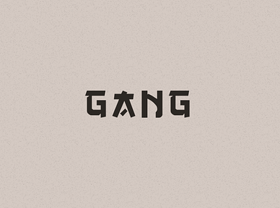 Gang logo branding design icon illustration logo vector