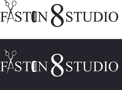 Fasten 8 Studio brand design branding icon illustraion logo logo design minimal