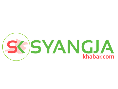 Syangja Khabar brand design design flat icon illustraion logo design minimal