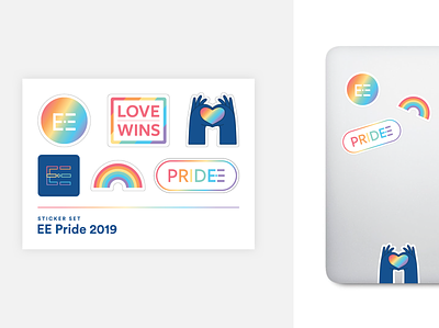 🏳️‍🌈Pride Stickers communication design graphic design lovewins pride stickers