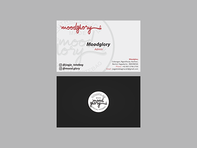 Business Card for Moodglory branding business business card design coreldraw design layout