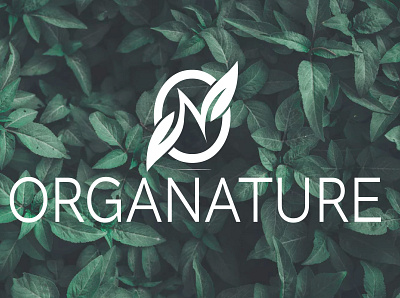 Organature Logo app branding creative design flat icon logo professional vector web