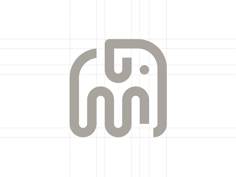 Elephant logo by Marc Clancy on Dribbble