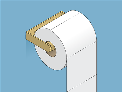 That's how I roll drawing illustration paper toilet vector