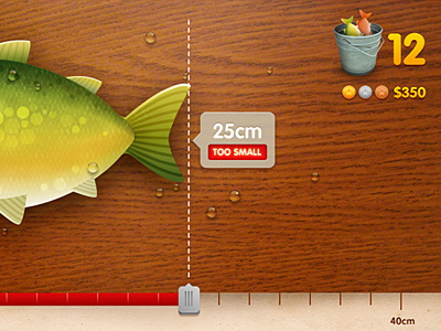 iPad game concept fish illustration
